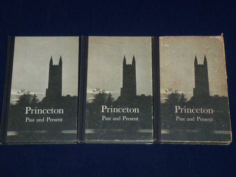 1945-1946 PRINCETON PAST & PRESENT BY V. LANSING COLLINS BOOK LOT OF 3- KD 2018R