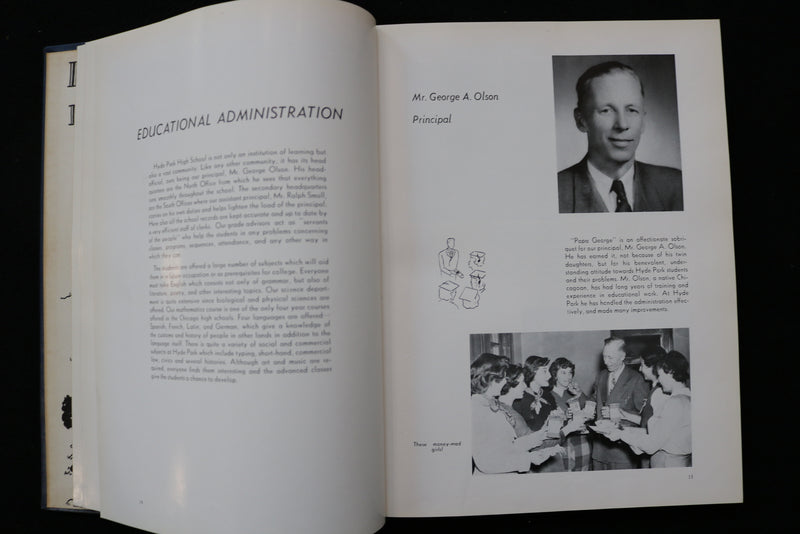 1950 THE AITCHPE HYDE PARK HIGH SCHOOL YEARBOOK - CHICAGO, ILLINOIS - YB 3505