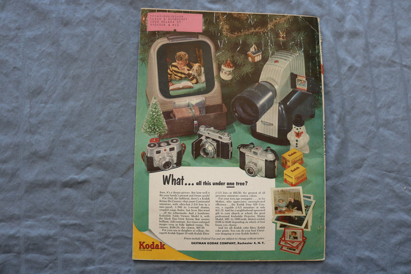 1953 JANUARY PHOTOGRAPHY MAGAZINE - 3 LESSONS IN COLOR COVER - SP 1195W