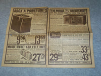 1929 THE RADIO BARGAIN NEWS - CHICAGO SALVAGE STOCK STORE CATALOGUE - J 6329
