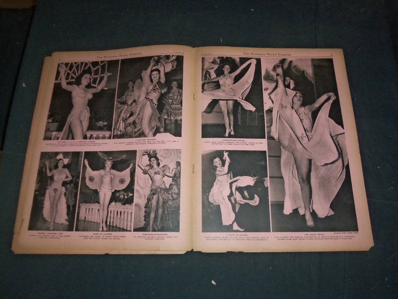 1941 AUGUST THE NATIONAL POLICE GAZETTE MAGAZINE - ALICE JEWELL - B 5886