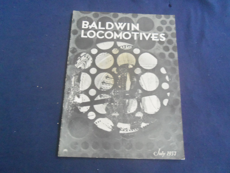 1937 JULY BALDWIN LOCOMOTIVES MAGAZINE - GREAT COVER AND PHOTOS - SP 6482J