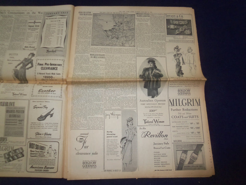 1945 JAN 14 NEW YORK TIMES - RUSSIANS OPEN WINTER OFFENSIVE IN POLAND - NP 6652