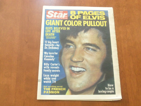 1977 SEPTEMBER 20 THE STAR NEWSPAPER-ELVIS BELIEVED IN LIFE AFTER DEATH- NP 4692