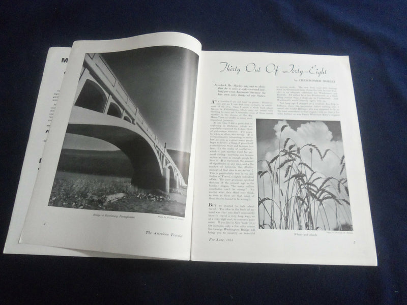 1934 JUNE THE AMERICAN TRAVELER MAGAZINE - VOLUME II, NO 6 - SP 4712L