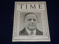 1925 JANUARY 26 TIME MAGAZINE - CHARLES B. WARREN COVER - T 37