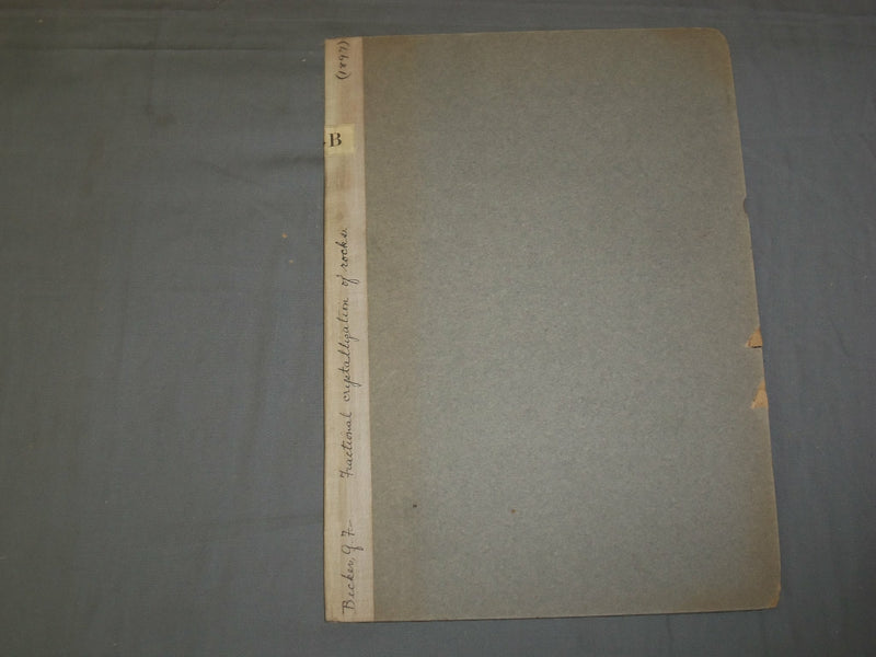 1897 FRACTIONAL CRYSTALLIZATION OF ROCKS BY GEORGE F. BECKER - J 4898