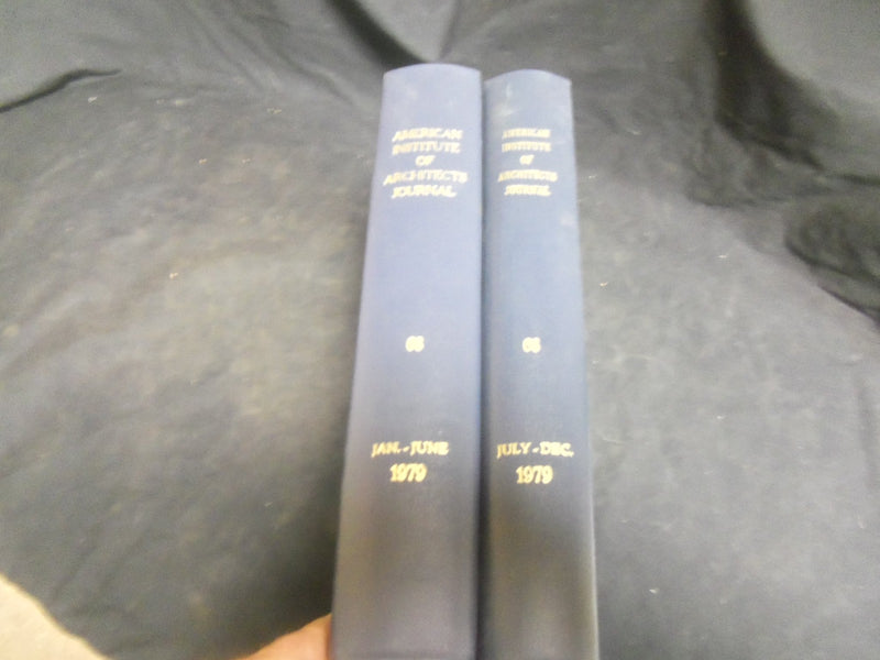 1979 AMERICAN INSTITUTE OF ARCHITECTS 2 BOUND VOLUMES - NICE PHOTOS - R 866