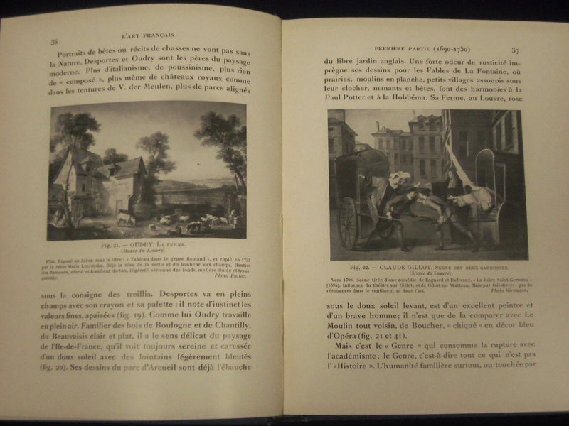 1925-1930 L'ART FRANCAIS BY RENE SCHNEIDER LOT OF 6 FRENCH BOOKS - KD 1364