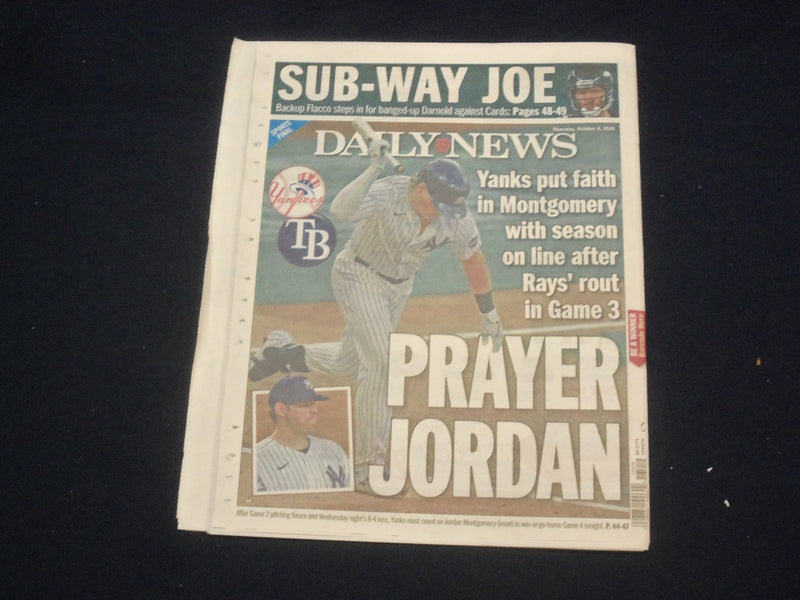 2020 OCTOBER 8 NEW YORK DAILY NEWS NEWSPAPER - BOROUGH PARK PROTESTS LOCKDOWN