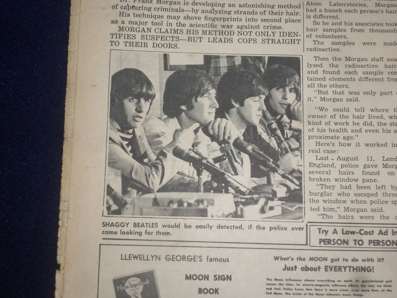 1965 NOV 1 NATIONAL STAR CHRONICLE NEWSPAPER - GIVE ME LOTS OF BABIES - NP 6897