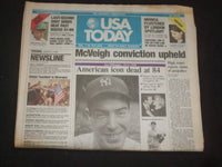 1999 MARCH 9 USA TODAY NEWSPAPER - JOE DIMAGGIO DEAD 1914-1999 - NP 8009
