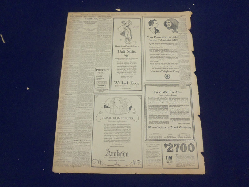 1923 APRIL 2 NEW YORK TIMES - DRUPP DIRECTORS SEIZED BY FRENCH - NT 8332