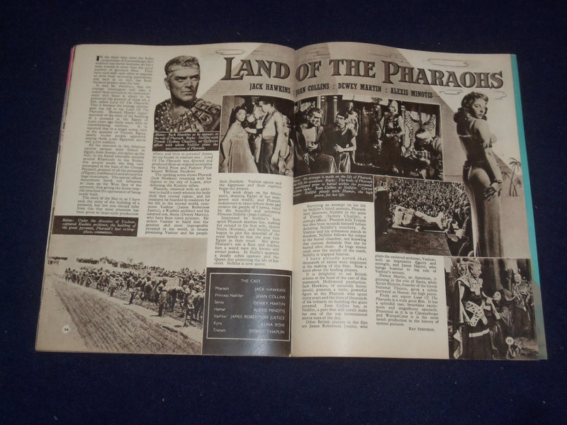 1956 JULY FILM REVIEW MAGAZINE - CYD CHARISSE - ROCK HUDSON - J 9683