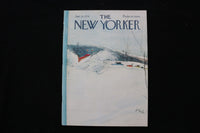 1974 JANUARY 28 NEW YORKER MAGAZINE - GREAT ILLUSTRATED COVER - NY 2898