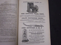 1876 THE AMERICAN JOURNAL OF OBSTETRICS MAGAZINE LOT OF 3 - NICE ADS - O 1092