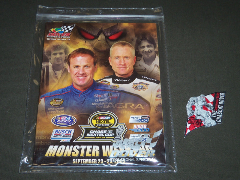 2005 DOVER INTERNATIONAL MONSTER WEEKEND PROGRAM OFFICIAL HOLDER PATCH - II 3125