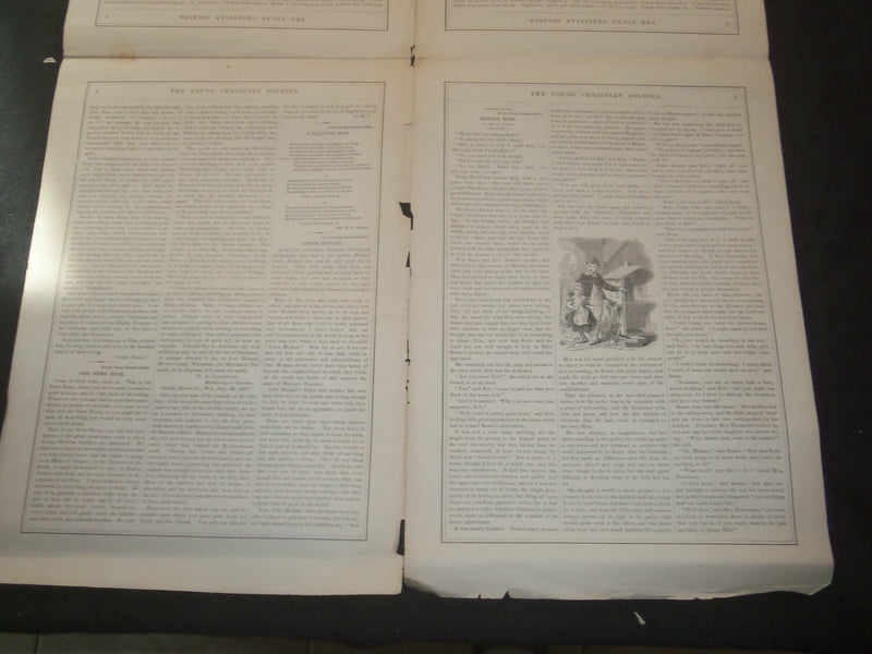 1867 DECEMBER THE YOUNG CHRISTIAN SOLDIER NEWSPAPER - VOLUME 1 - ST 531S