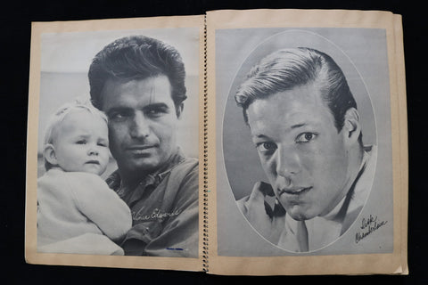 MOVIE STARS SCRAPBOOK-RICHARD CHAMBERLAIN-CONNIE STEVENS-MICHAEL LANDON- E 26435