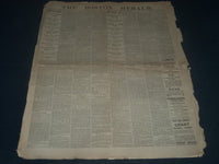 1885 JULY 24 BOSTON HERALD - GEN. GRANT'S LAST HOURS - BASEBALL - NP 3975