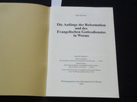 1983 DIE ANFANGE DER REFORMATION EVANGELISCHEN GOTTESDIENSTES BOOK - J 7233