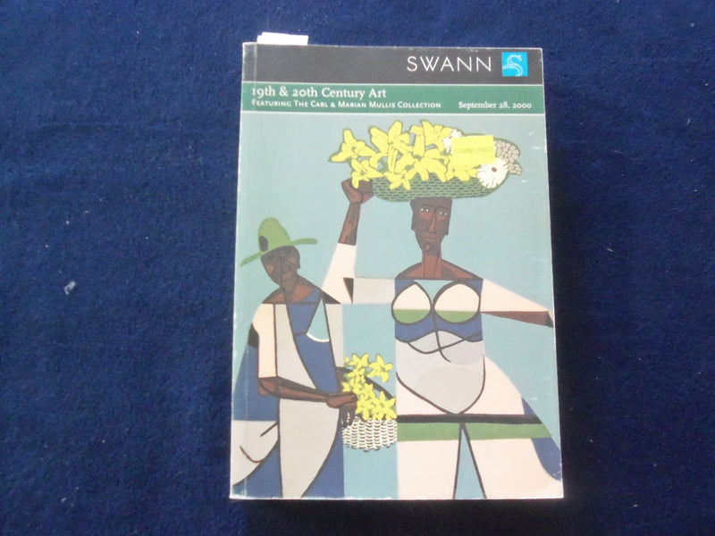 2000 SEP 28 19TH & 20TH CENTURY ART SALE 1869 SOFTCOVER BOOK - SWANN - KD 8706