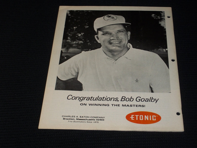 1968 APRIL 19 GOLF WORLD MAGAZINE - 1968 MASTERS SHOCK FRONT COVER - E 7195