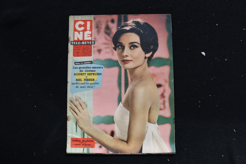 1959 JULY 3 CINE TELE-REVUE MAGAZINE - AUDREY HEPBURN COVER - E 25846