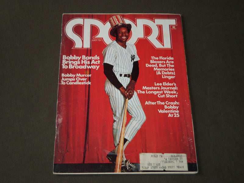 1975 JULY SPORT MAGAZINE - BOBBY BONDS COVER - CW 404