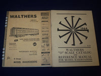 1961-1972 WALTHERS MODEL RAILROADER O SCALE DECAL CATALOG LOT OF 5 - J 1683