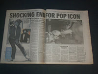 2009 JUNE 26 NEW YORK DAILY NEWS NEWSPAPER-MICHAEL JACKSON DEAD-1958-2009-NP1742