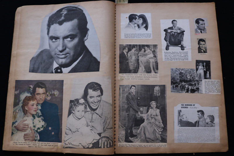 1930'S HOLLYWOOD STARS SCRAPBOOK - HENRY FONDA - CLARK GABLE - E 24946