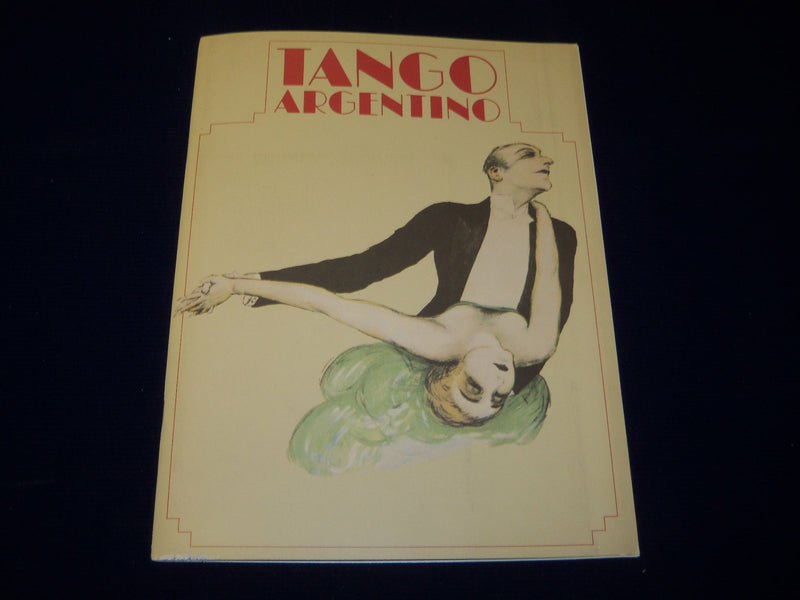 1986 TANGO ARGENTINO DANCE PROGRAM - NICE PHOTOS - MEL HOWARD - DONALD - J 5118