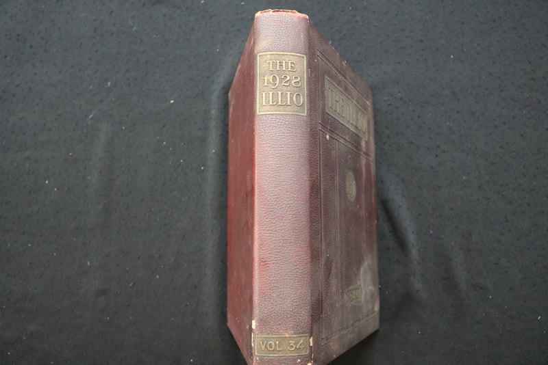 1928 THE ILLIO UNIVERSITY OF ILLINOIS YEARBOOK - URBANA-CHAMPAIGN, IL - YB 3533