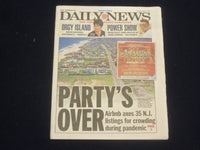 2020 AUGUST 1 NEW YORK DAILY NEWS NEWSPAPER - AIRBNB AXES 35 NJ LISTINGS