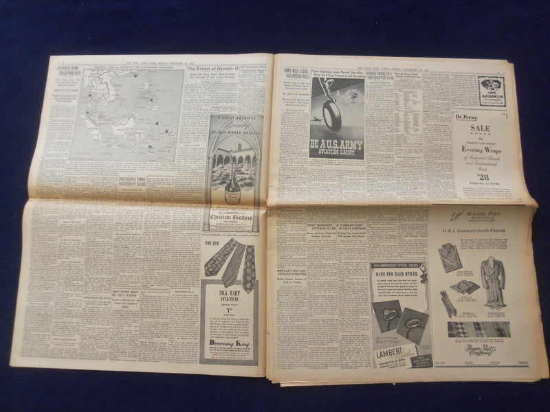 1941 DEC 19 NEW YORK TIMES - U.S SUBMARINES BLAST TRANSPORT AND WARSHIP- NP 6484