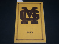 1929 G. M. TECH VS. ADRIAN COLLEGE FOOTBALL PROGRAM - NICE PHOTOS - J 5783