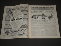 1908 OCTOBER 17 THE SATURDAY EVENING POST MAGAZINE - ILLUSTRATED COVER - SP 850