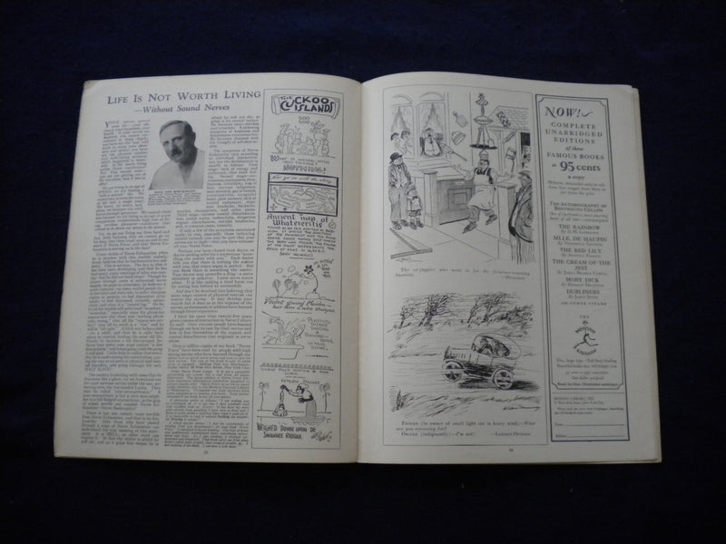 1927 APRIL 30 JUDGE MAGAZINE - THE SKY'S THE LIMIT - B 435X