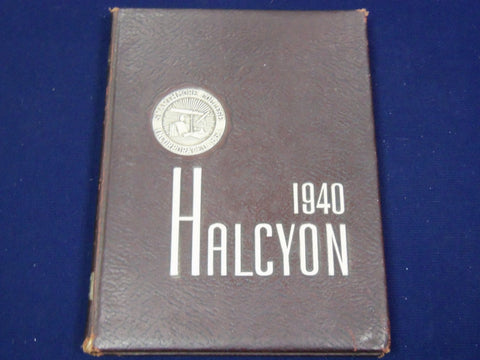 1940 HALCYON SWARTHMORE COLLEGE YEARBOOK - PENNSYLVANIA - PHOTOS - YB 655