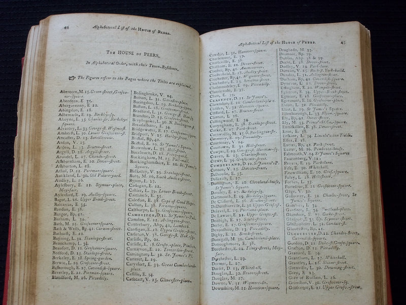 1808 THE ROYAL KALENDAR ANNUAL REGISTER - HARDCOVER -NICE ILLUSTRATIONS- KD 7586
