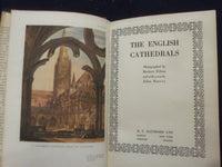 1950THE ENGLISH CATHEDRALS HARDCOVER BOOK BY BERBERT FELTON - KD 8246