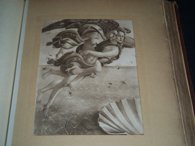 1907 SANDRO BOTTICELLI VOLUME BY EMILE GEBHART - FRENCH - NICE ENGRAVINGS - Z 20