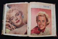 MOVIE STARS SCRAPBOOK - MARILYN MONROE-ELIZABETH TAYLOR-JANE RUSSELL - E 26439