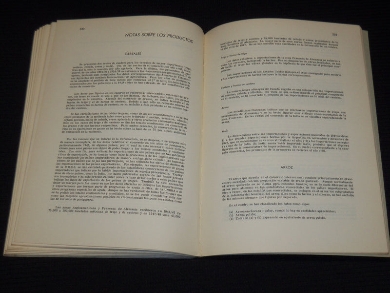 1948 YEARBOOK OF FOOD AND AGRICULTURE STATISTICS - TRADE - COMMERCE - KD 4505D