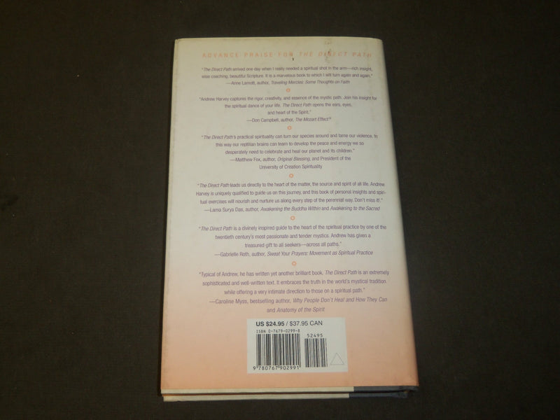 2000 THE DIRECT PATH BOOK INSCRIBED BY ANDREW HARVEY - FIRST EDITION - KD 5310