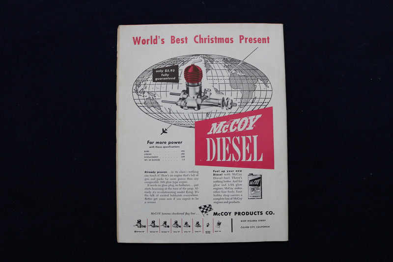 1953 DECEMBER MODEL AIRPLANE NEWS MAGAZINE - AVRO CF-100 COVER - E 11506