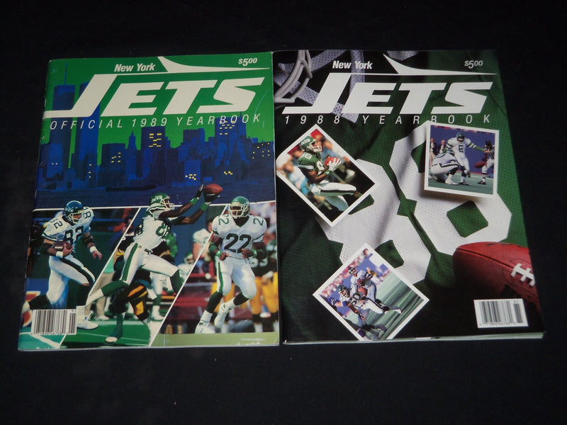1988-2000 NEW YORK JETS FOOTBALL YEARBOOKS LOT OF 4 - O 1350E
