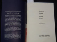 1957 NOVEMBER INDIVIDUAL FREEDOM AND THE COMMON DEFENSE BY MILLILS - K 2118