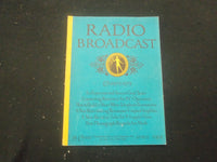 1928 APRIL RADIO BROADCAST MAGAZINE - NICE COVER, ARTICLES & PHOTOS - B 434N